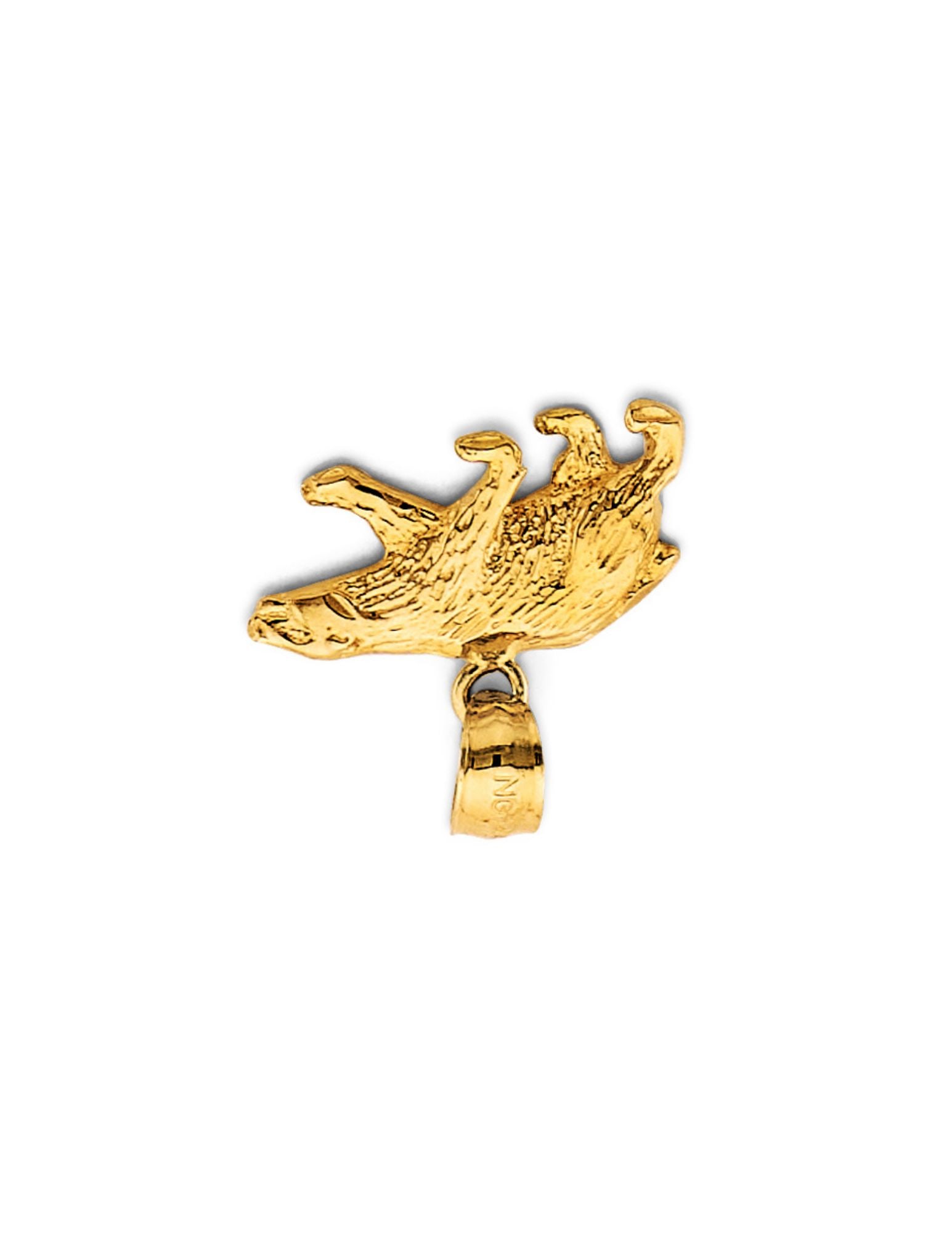 14KY BEAR PENDANT - 3