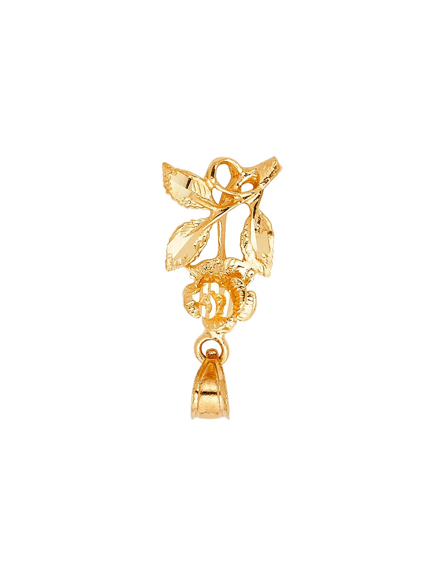 14KY ROSE PENDANT - 3