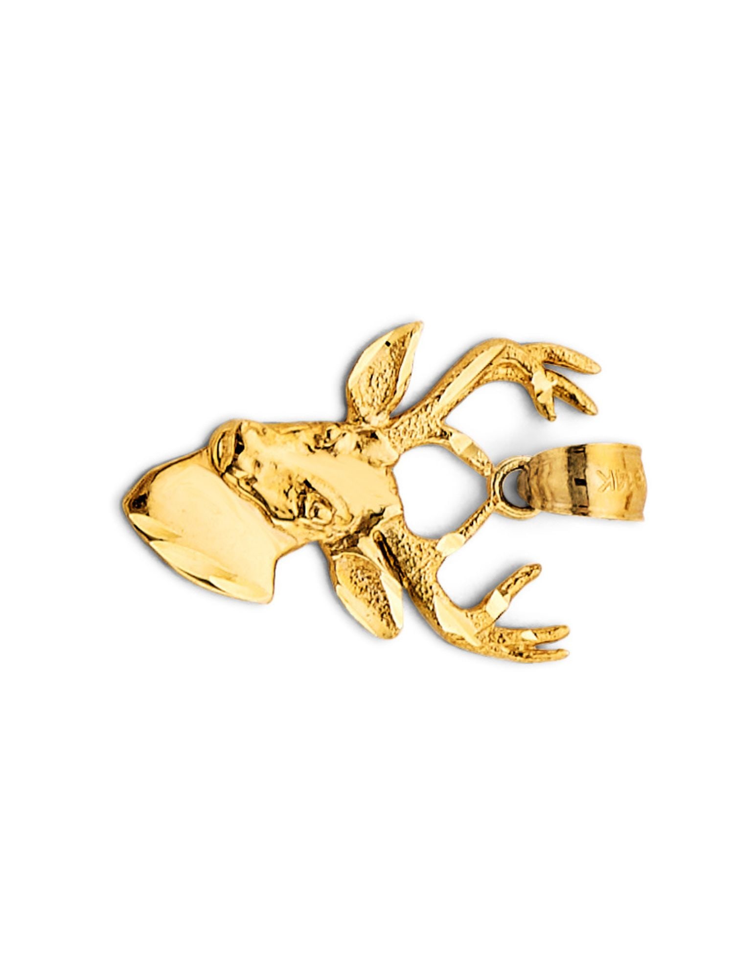 14KY DEER PENDANT - 2