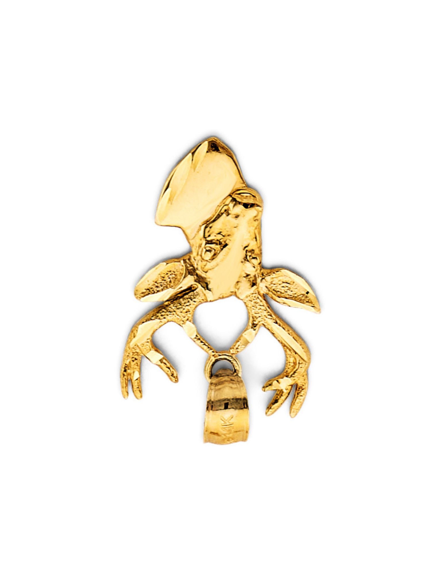 14KY DEER PENDANT - 3