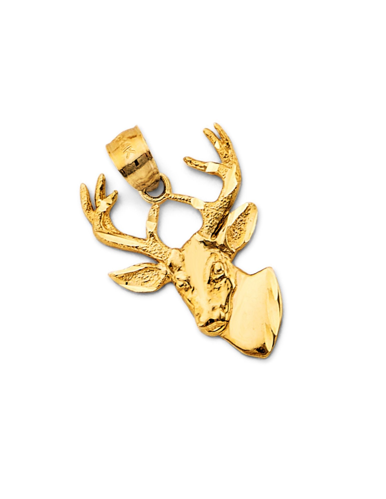 14KY DEER PENDANT - 4