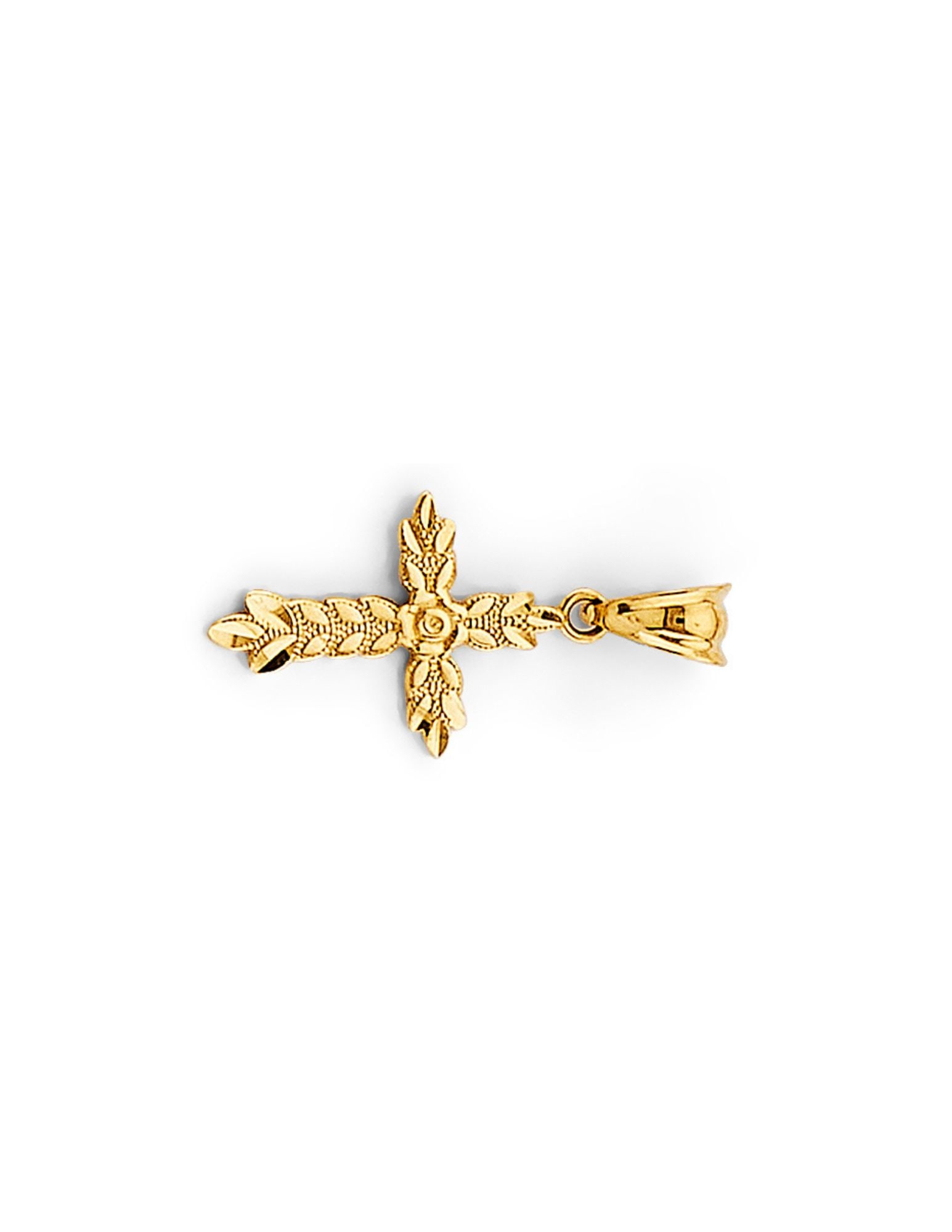 14KY CROSS PENDANT - 2