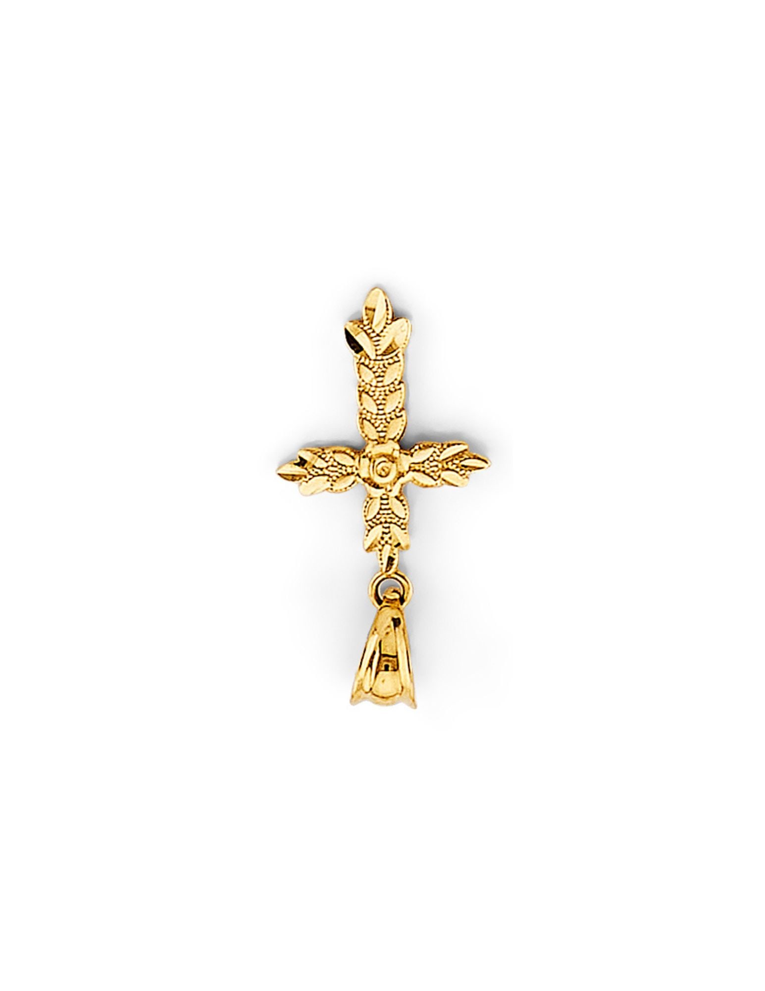 14KY CROSS PENDANT - 3
