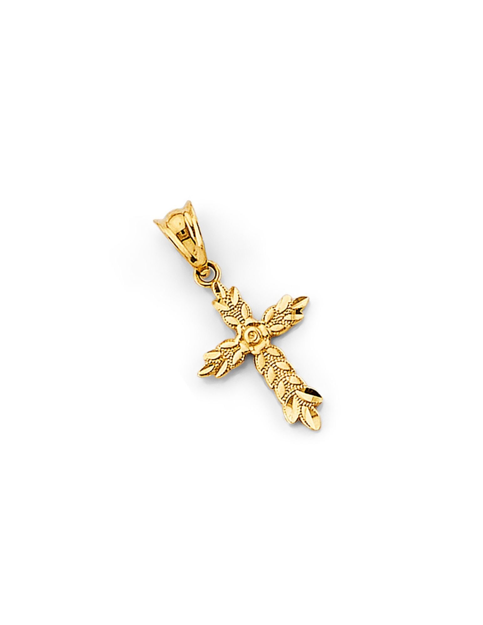 14KY CROSS PENDANT - 4