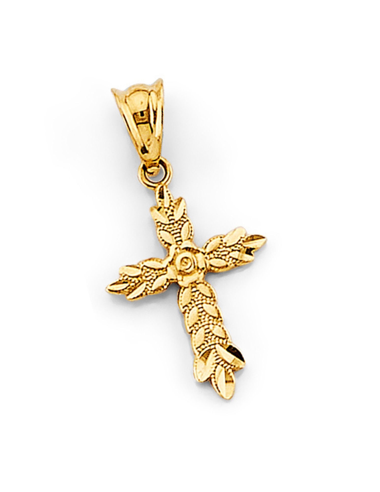 14KY CROSS PENDANT - 5