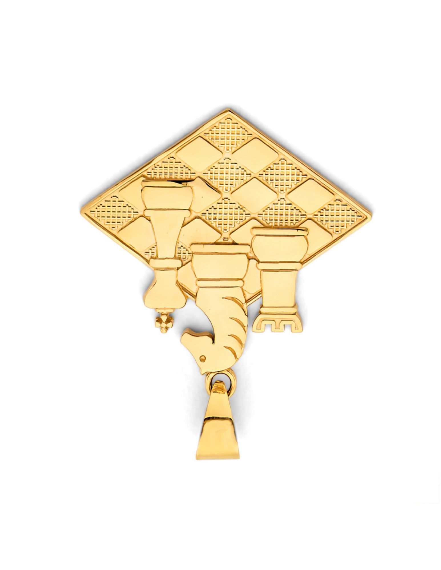 14KY CHESS PENDANT - 3