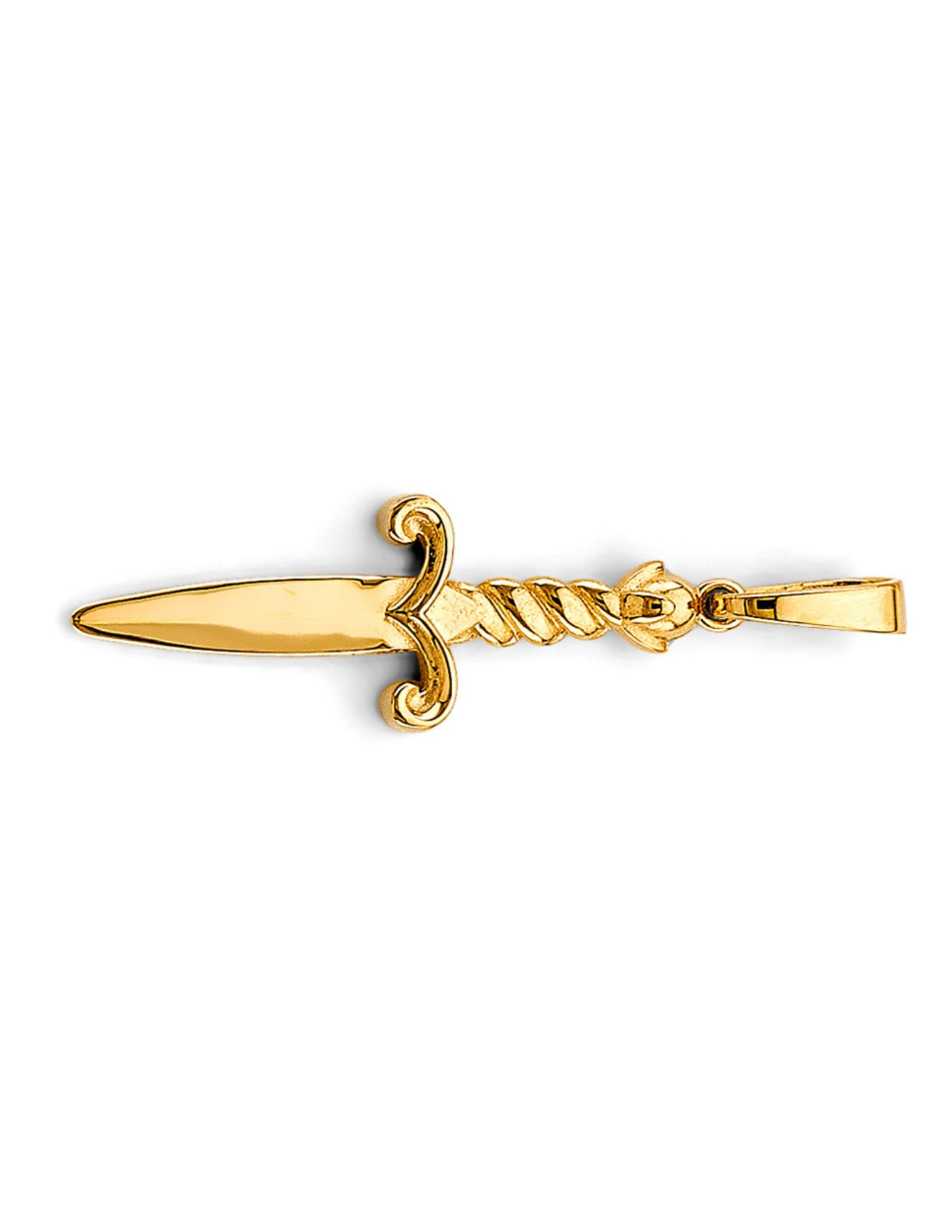 14KY DAGGER KNIFE PENDANT - 2