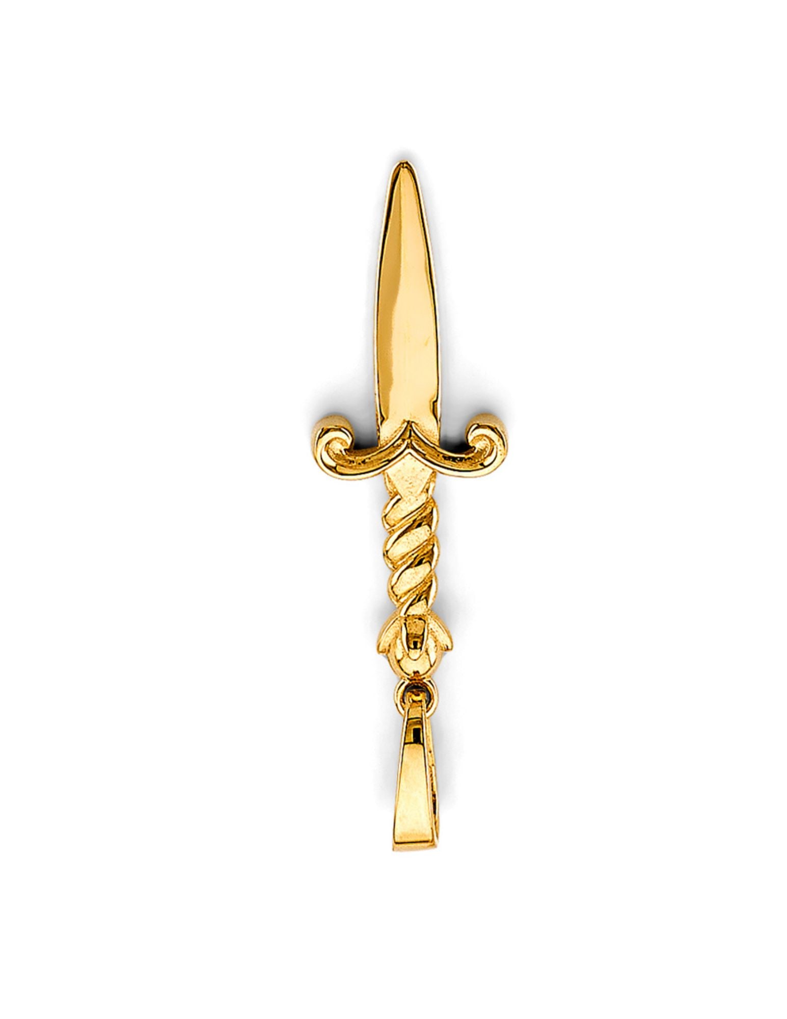 14KY DAGGER KNIFE PENDANT - 3