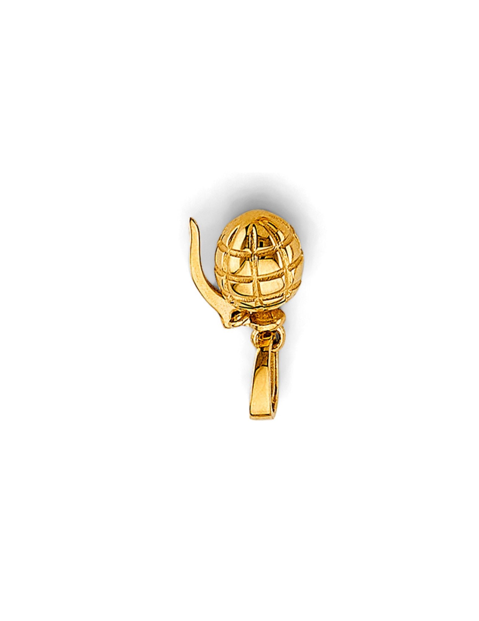 14KY SMALL GRENADE PENDANT - 3