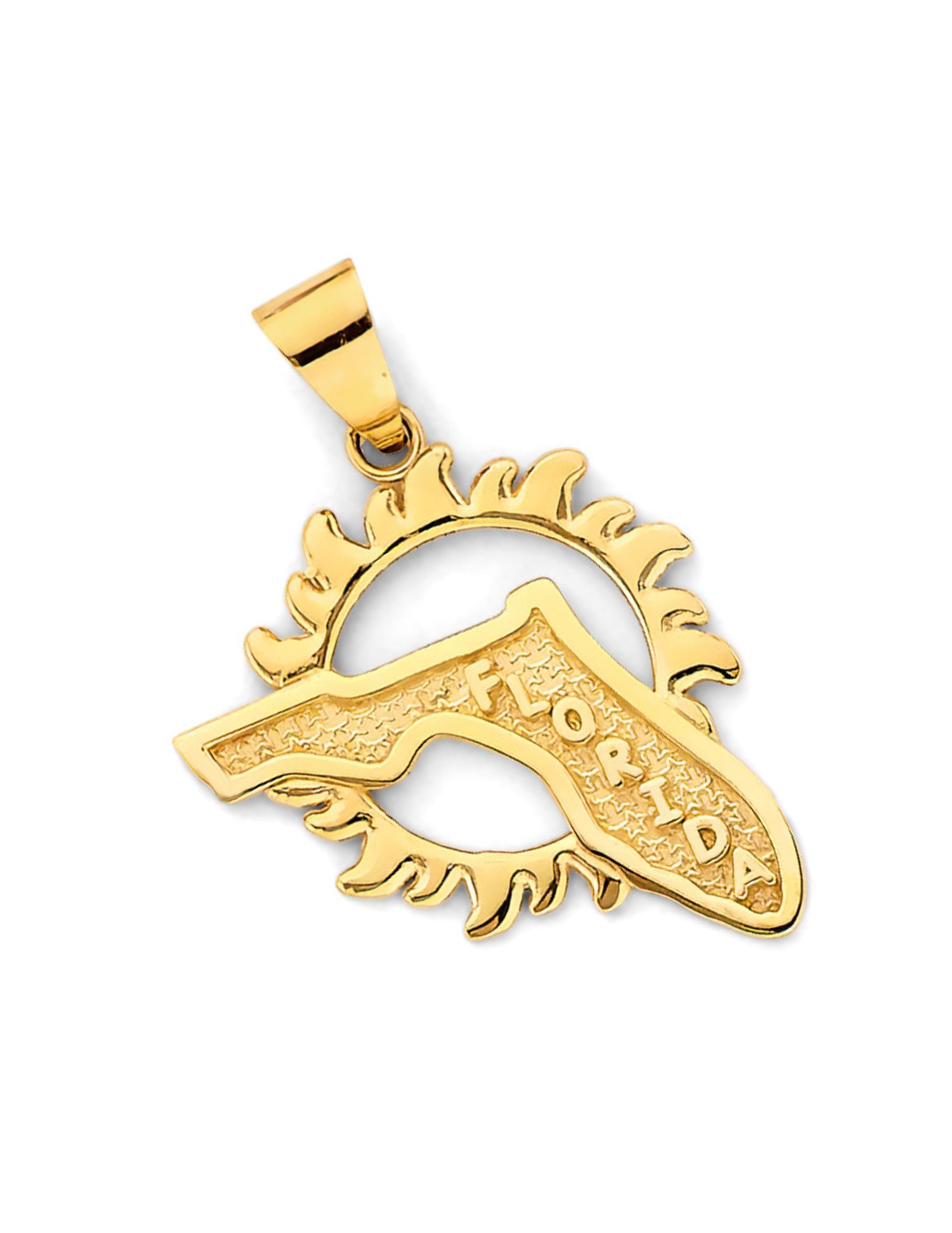 14KY FLORIDA STATE MAP PENDANT - 4