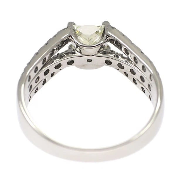 PT900 PRINCESS CUT DIAMOND RING - 2