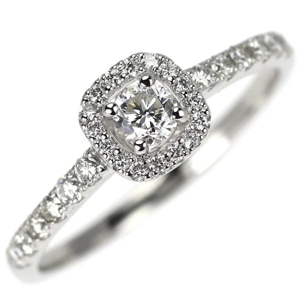 PT900 DIAMOND RING: Pt900 diamond ring Brand: None Type/Style: Ring Material: Pt900, Main Stone Natural Color: None Size: 6.75 - 7 US Accessories: None Accessories Notice: When purchasing pre-owned goods, please refer