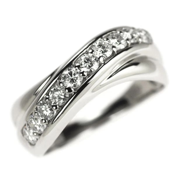 PT900 DIAMOND RING: Pt900 diamond ring Brand: None Type/Style: Ring Material: Pt900, Main Stone Natural Color: None Size: 5.25 US Accessories: None Accessories Notice: When purchasing pre-owned goods, please refer to