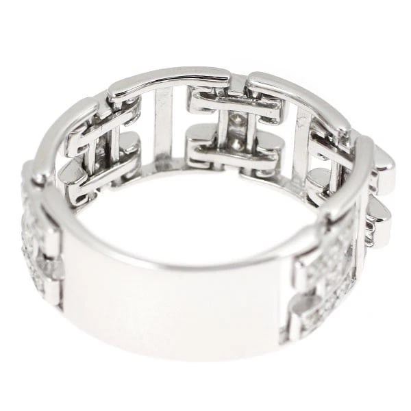 K18WG DIAMOND RING - 2