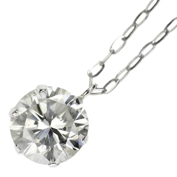 PT900/ PT850 DIAMOND PENDANT NECKLACE: Pt900/ Pt850 Diamond Pendant Necklace Brand: None Type/Style: pendant necklace Material: Pt850/Pt900, Main Stone Natural Color: Pt Size: Chain Length 45cm Accessories: None Accessories Notice: When