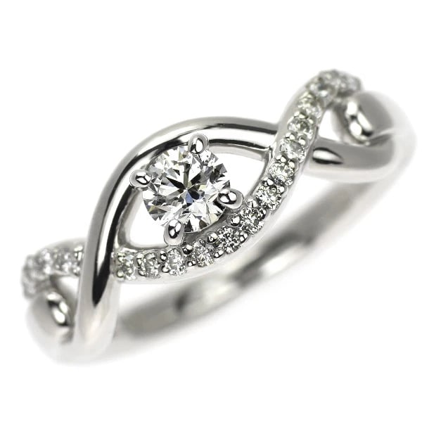 PT950 DIAMOND RING: Pt950 diamond ring Brand: None Type/Style: Ring Material: Pt950, Main Stone Natural Color: None Size: 6 US Accessories: None Accessories Notice: When purchasing pre-owned goods, please refer to the