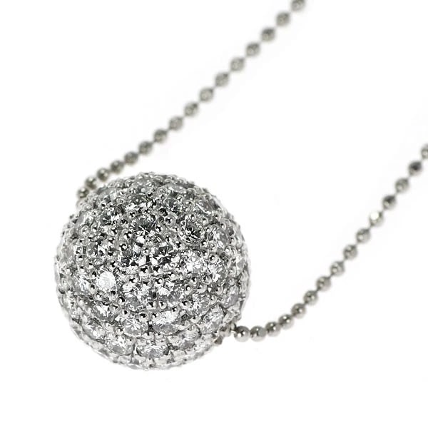 PT850 DIAMOND PENDANT NECKLACE: Pt850 diamond pendant necklace Brand: None Type/Style: pendant necklace Material: Pt850, Main Stone Natural Color: None Size: Chain Length 40cm Accessories: None Accessories Notice: When purchasing