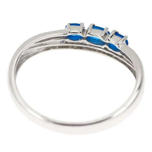 K18WG AUNITE DIAMOND RING - 2