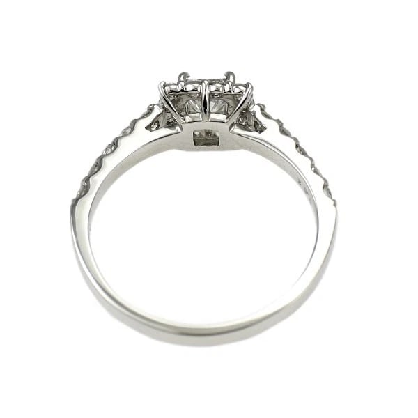 PT900 PRINCESS CUT DIAMOND RING - 2