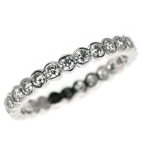 CARTIER K18WG DIAMOND RING: Cartier K18WG Diamond Ring Brand: Cartier Type/Style: Ring Material: K18WG, Main Stone Natural Color: WG Size: 6 US Accessories: None Accessories Notice: When purchasing pre-owned goods, please refer