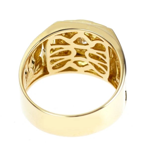 K18YG DIAMOND RING - 3