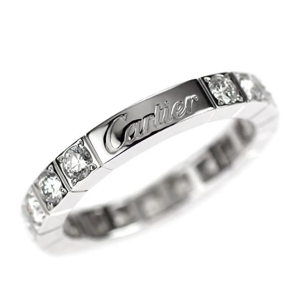 CARTIER K18WG DIAMOND RING FULL DIAMOND NO. 50 (1 of 2)
