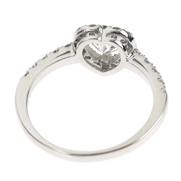 PT950 HEART SHAPE DIAMOND RING - 3