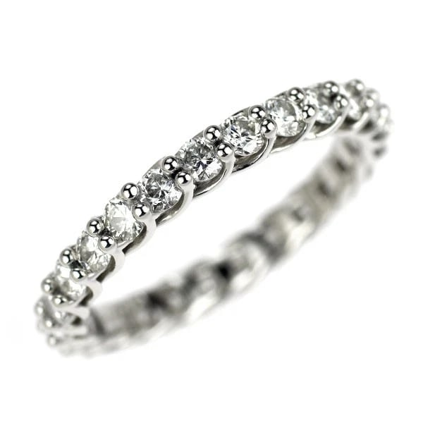 PT900 DIAMOND RING: Pt900 diamond ring Brand: None Type/Style: Ring Material: Pt900, Main Stone Natural Color: None Size: 4.75 - 5 US Accessories: None Accessories Notice: When purchasing pre-owned goods, please refer