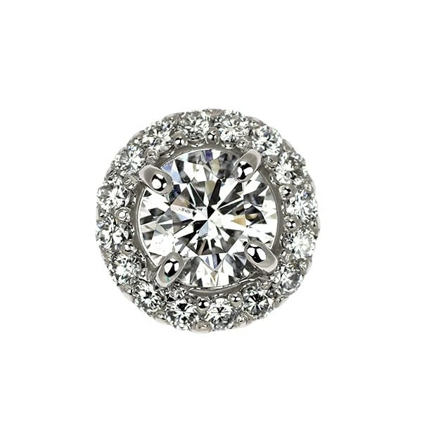 PT950 DIAMOND PENDANT TOP: Pt950 Diamond Pendant Top Brand: None Type/Style: pendant top Material: Pt950, Main Stone Natural Color: Pt Size: Length/Width/Diameter 10.5 Accessories: None Accessories Notice: When purchasing