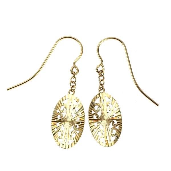 K18YG/WG DESIGN EARRINGS: K18YG/WG design earrings Brand: None Type/Style: piercing Material: K18WG /YG, Color: YG/WG Size: Length/Width/Diameter 30.8 Accessories: None Accessories Notice: When purchasing pre-owned goods,
