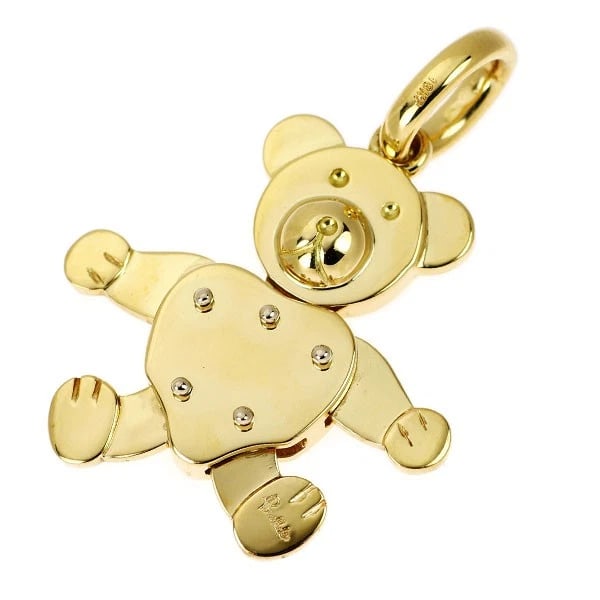 POMELATO K18YG PENDANT TOP OLD STYLE ORSETTE LARGE TEDDY: Pomelato K18YG Pendant Top Old Style Orsette Large Teddy Brand: None Type/Style: pendant top Material: K18YG, Color: YG Size: Length/Width/Diameter 36.8 Accessories: None Accessories Notice: When