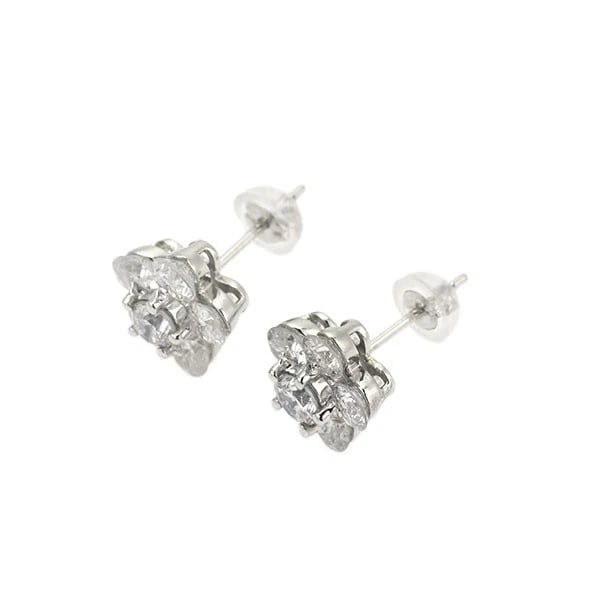 PT900 DIAMOND EARRINGS - 2