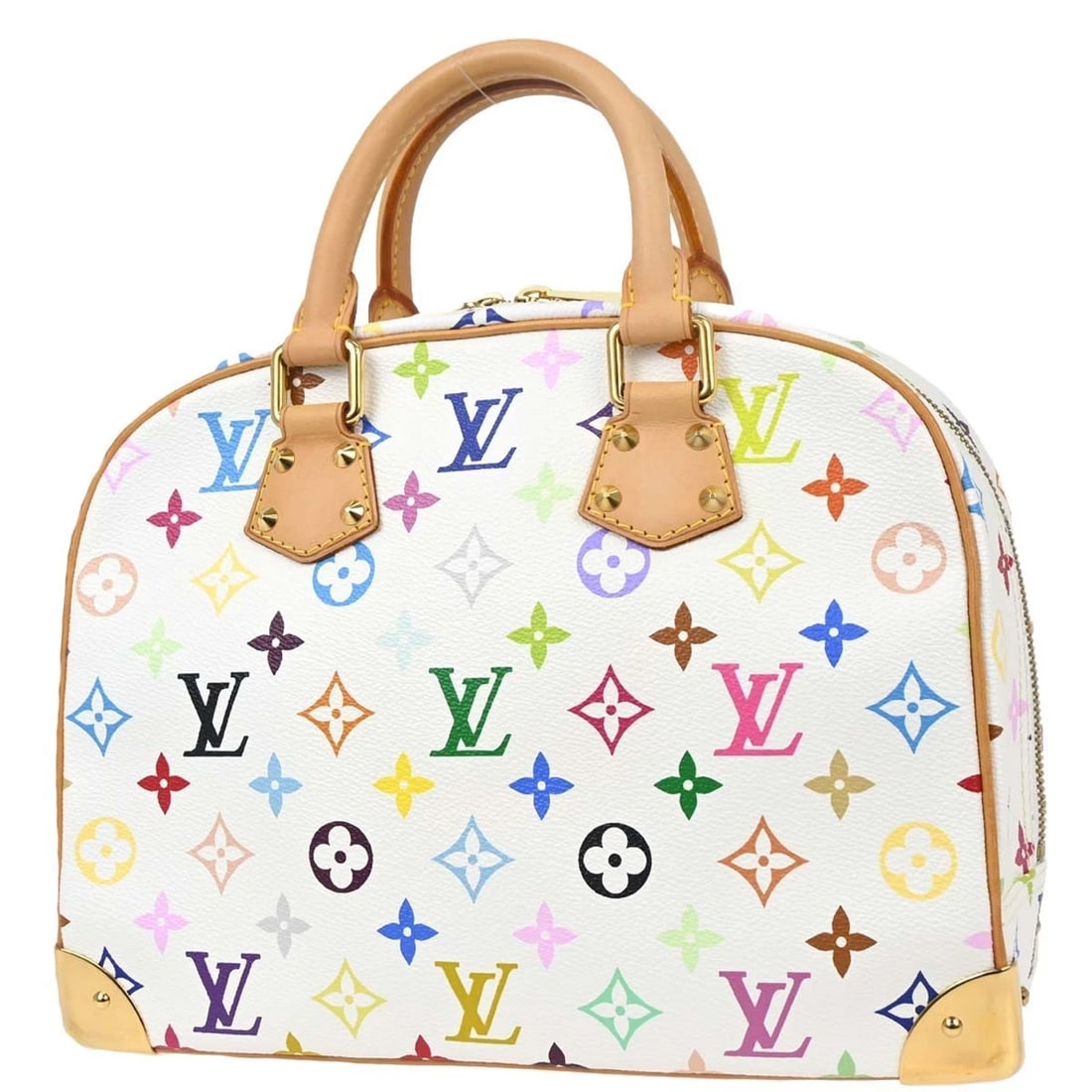 LOUIS VUITTON WHITE MONOGRAM MULTICOLOR HANDBAG - 2