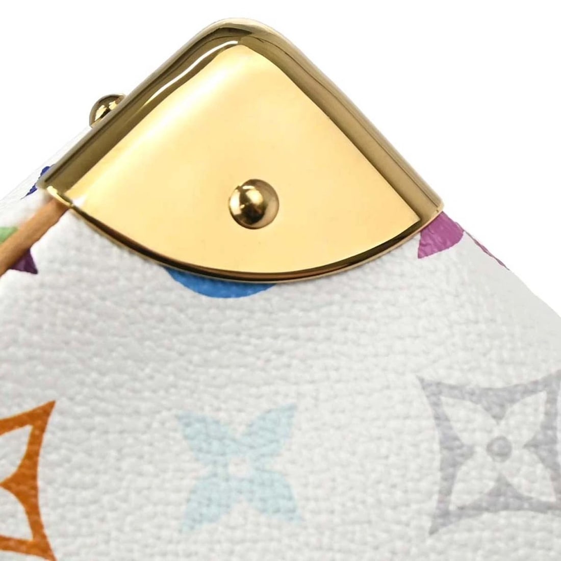 LOUIS VUITTON WHITE MONOGRAM MULTICOLOR HANDBAG - 4