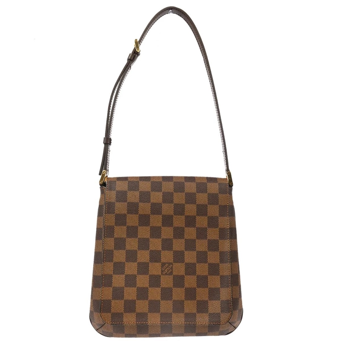 LOUIS VUITTON DAMIER MUSETTE SALSA SHOULDER BAG: Louis Vuitton Damier Musette Salsa Shoulder Bag Brand: Louis Vuitton Type/Style: Shoulder Bag Material: Damier Canvas, Leather Color: Ebene * Brown Size: W 9.3 x H 9.0 x D 3.0 inch Accessories: None