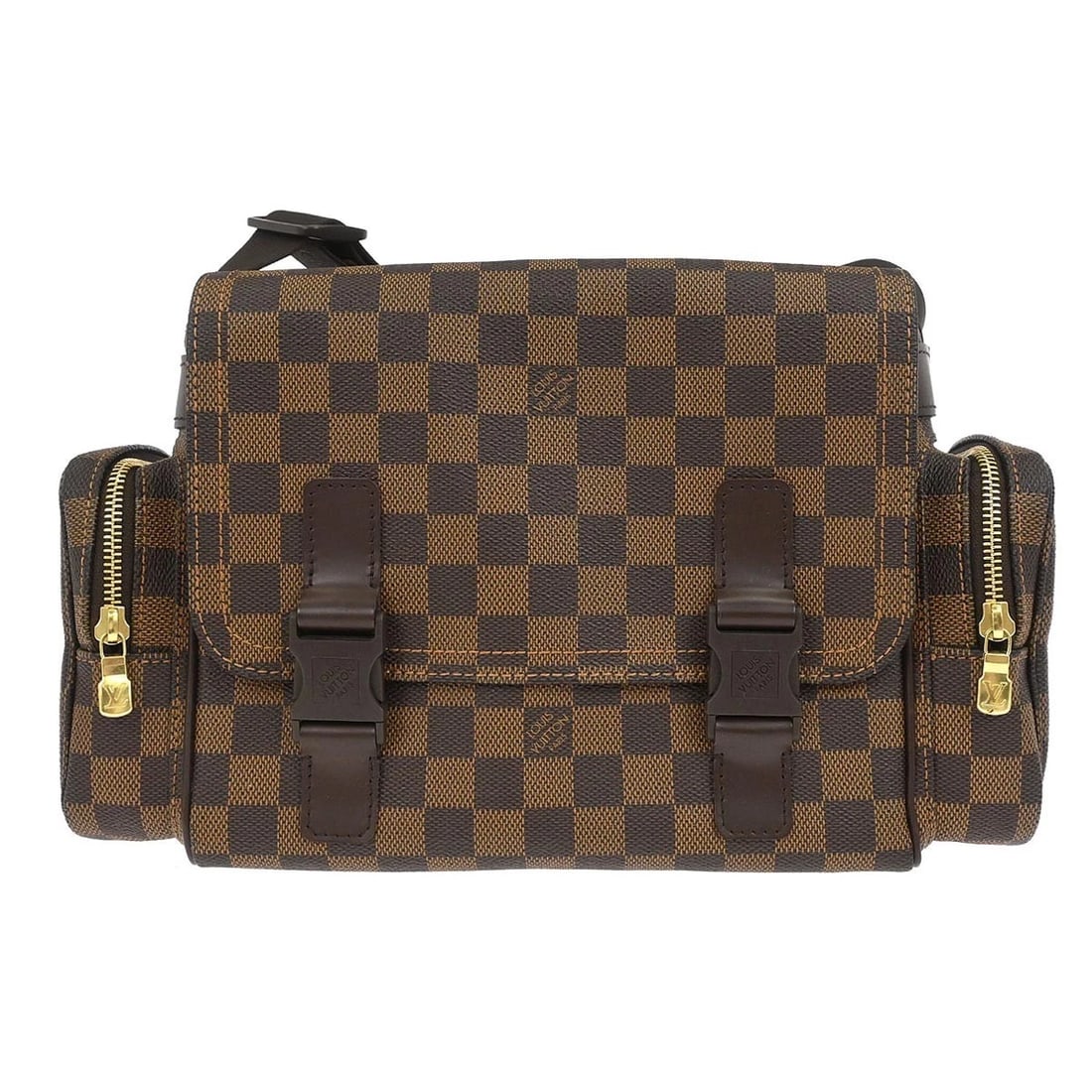 LOUIS VUITTON DAMIER REPORTER MELVILLE SHOULDER BAG: Louis Vuitton Damier Reporter Melville Shoulder Bag Brand: Louis Vuitton Type/Style: Shoulder Bag Material: Damier Canvas, Leather Color: Ebene*Brown Size: W 13.0 x H 7.5 x D 4.3 inch Accessories: