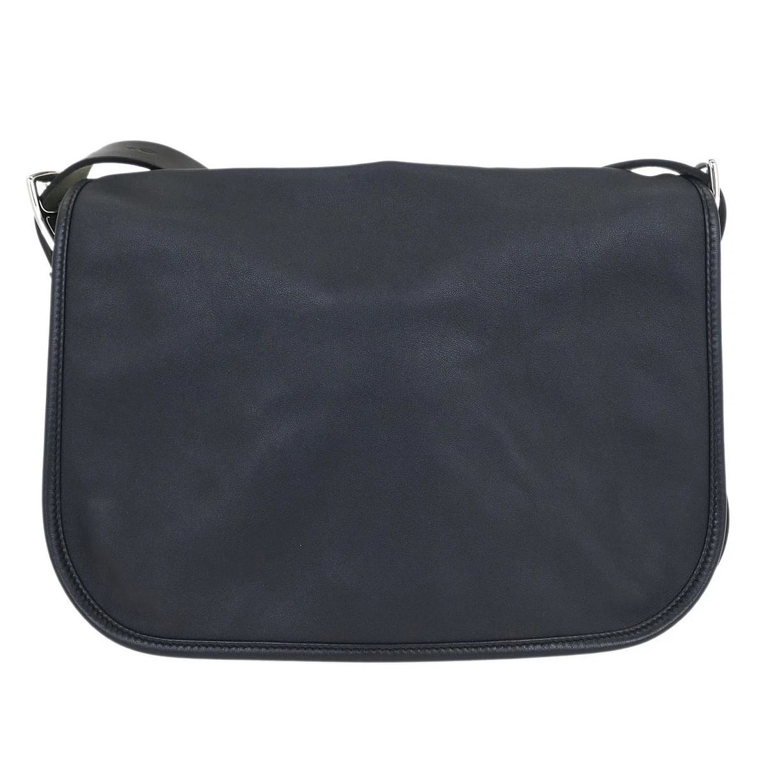 HERMES BLUE INDIGO SIKKIM BARDA 30 SHOULDER BAG: Hermes Blue Indigo Sikkim Barda 30 Shoulder Bag Brand: HERMES Type/Style: Shoulder Bag Material: Sikkim, Leather Color: Blue Indigo Size: W 12.2 x H 9.1 x D 2.4 inch Accessories: None Accessories