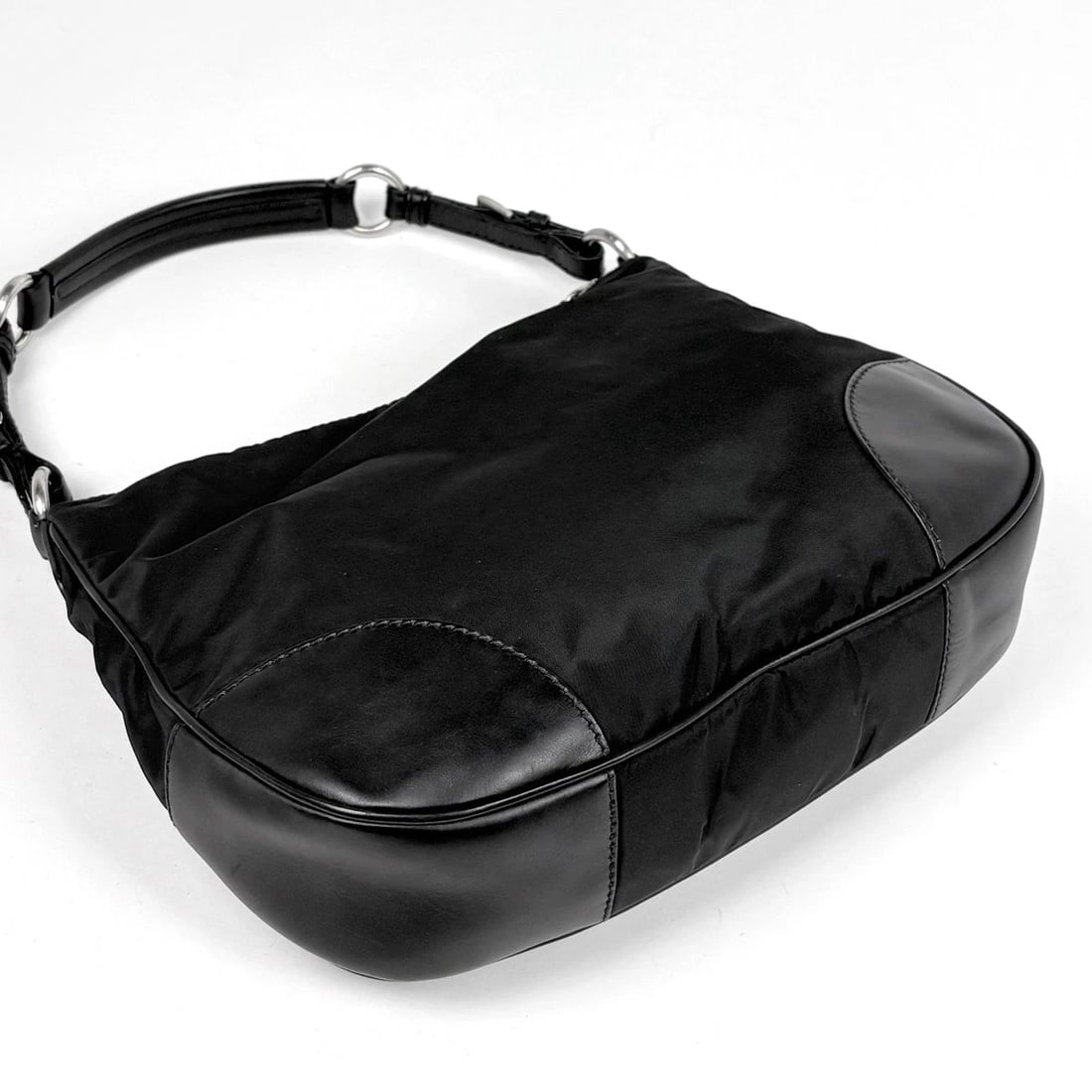 PRADA WITH LOGO SHOULDER BAG - 2