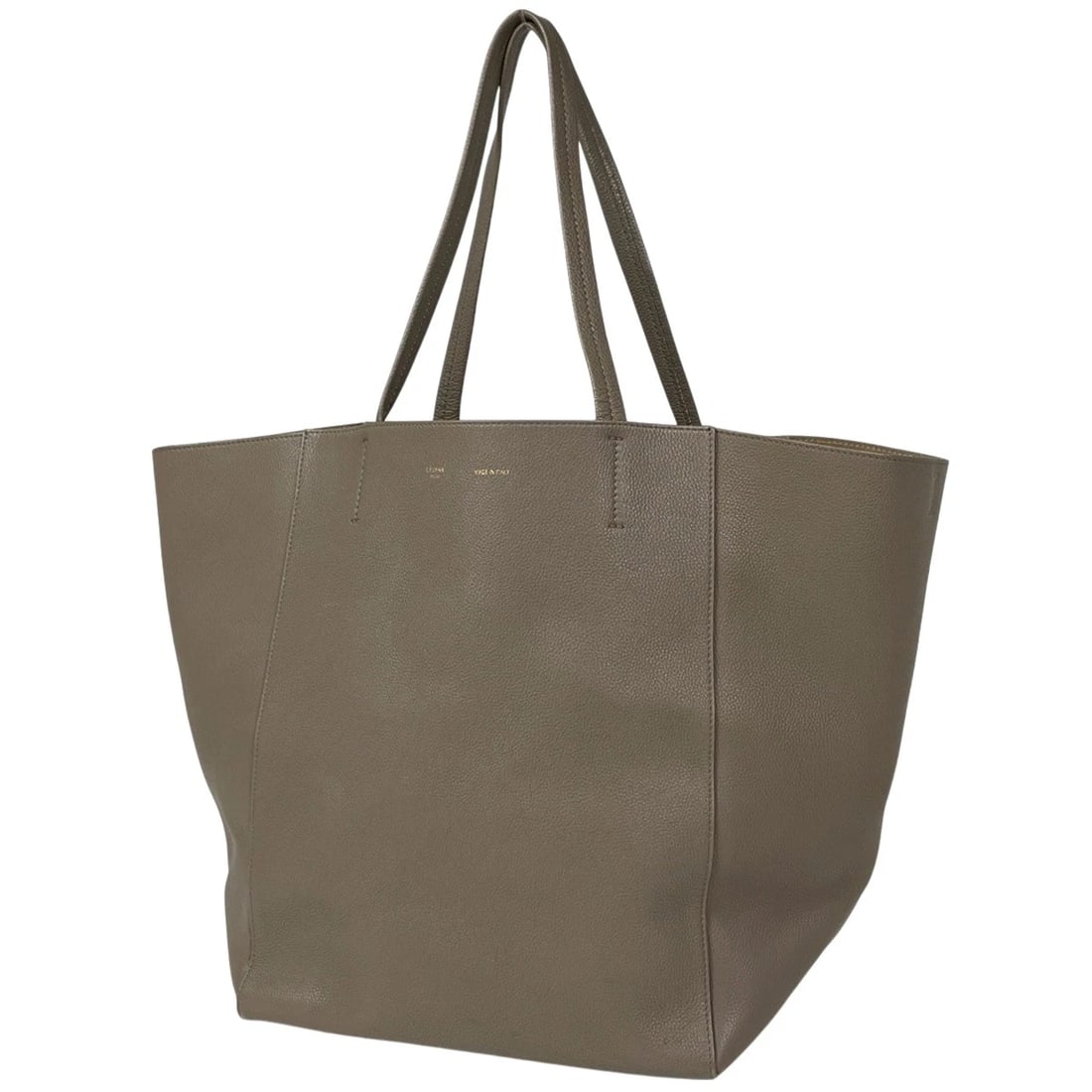 CELINE HIPPO PHANTOM TOTE BAG TOTE BAG: CELINE Hippo Phantom Tote Bag Tote Bag Brand: CELINE Type/Style: Tote Bag Material: leather Color: Gurege Size: Width 28cm(11inch) Height 34cm(13.4inch) Depth 20cm(7.9inch) Accessories: None