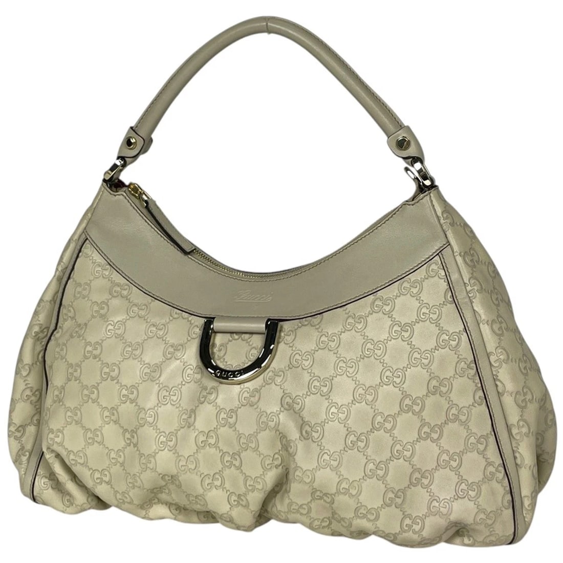 GUCCI SHOULDER BAG GUCCI SHIMA ABBEY SIMA LEATHER: Gucci Shoulder Bag Gucci Shima Abbey Sima leather Brand: GUCCI Type/Style: Shoulder Bag Material: Sima leather Color: White Size: Width 37cm(14.6inch) Height 25cm(Median:9.8inch) Accessories: None