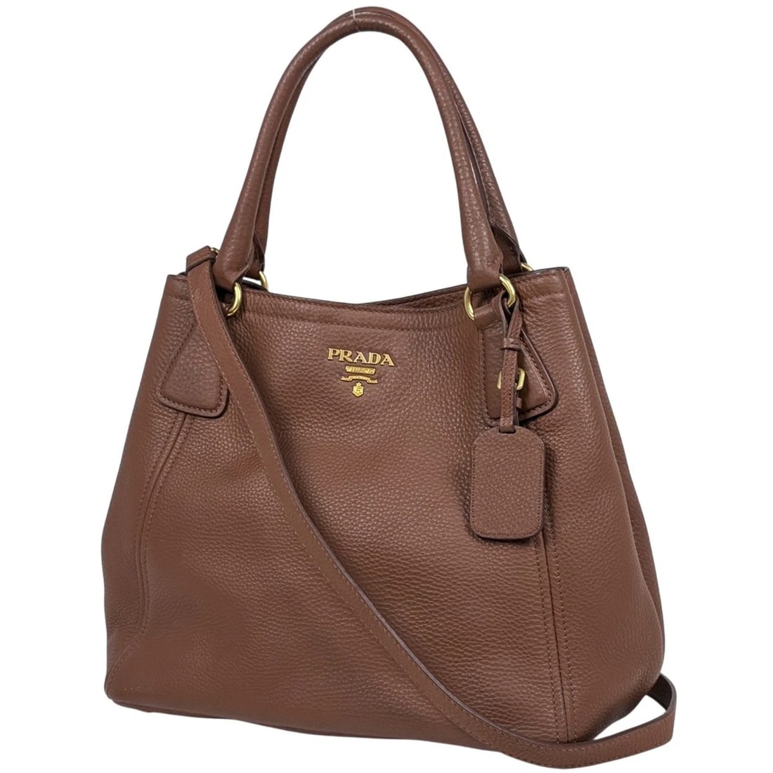 PRADA LOGO TOTE BAG TOTE BAG 2WAY LEATHER: PRADA Logo Tote Bag Tote Bag 2WAY leather Brand: PRADA Type/Style: Tote Bag Material: Leather Color: Brown Size: Width 30.5cm(12inch) Height 27cm(10.6inch) Depth 18cm(7.1inch) Accessories: None