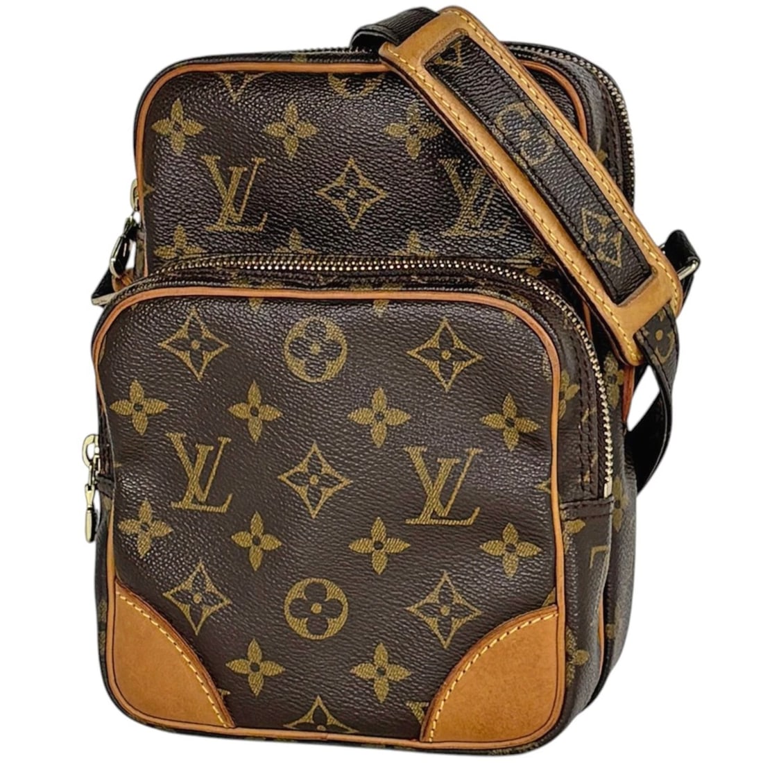 LOUIS VUITTON AMAZON SHOULDER BAG: Louis Vuitton Amazon Shoulder Bag Brand: Louis Vuitton Type/Style: Shoulder Bag Material: Monogram Color: Brown Size: Width 15cm(5.9inch) Height 21.5cm(8.5inch) Depth 9cm(Maximum value:3.5inch) Ac