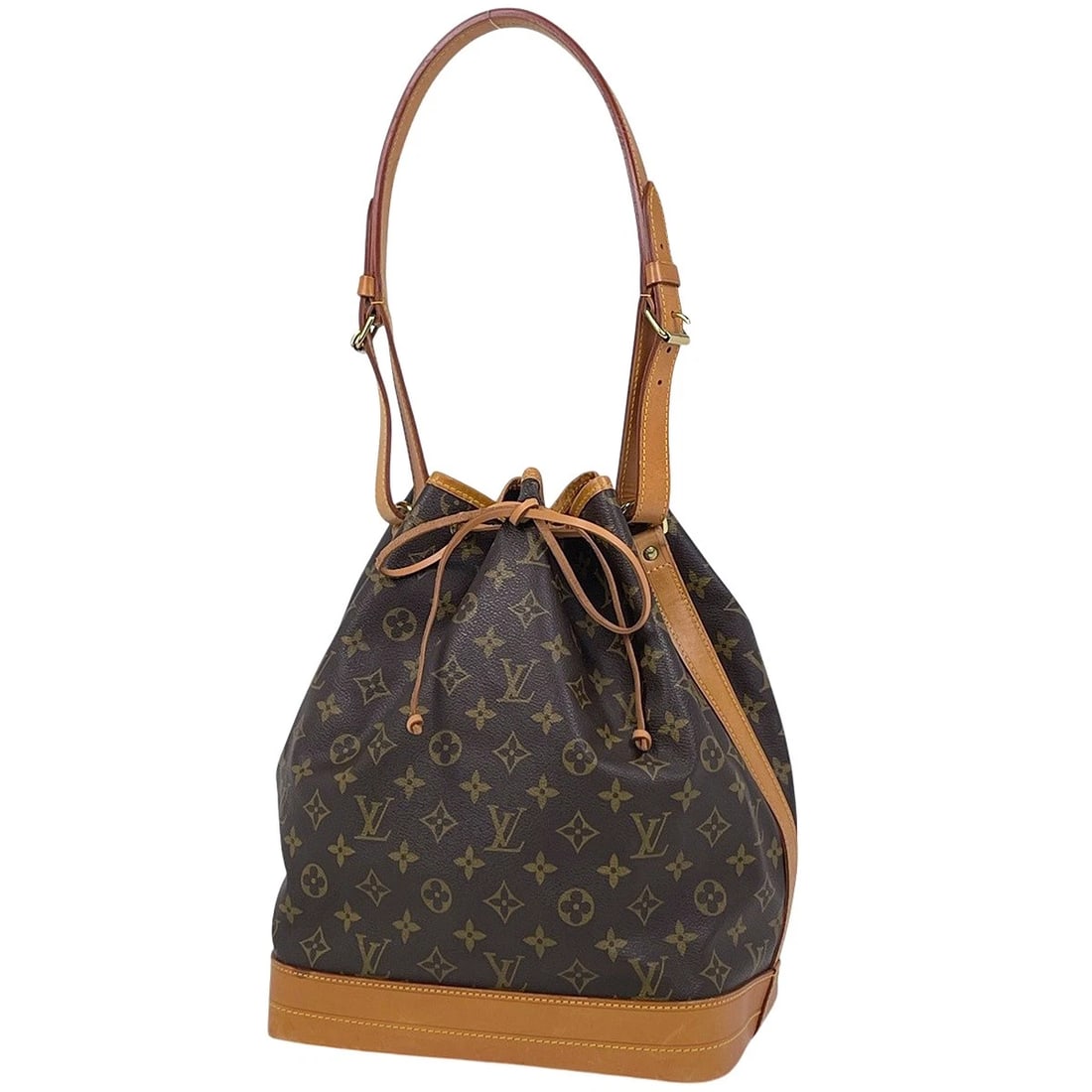 LOUIS VUITTON NOE SHOULDER BAG: Louis Vuitton Noe Shoulder Bag Brand: Louis Vuitton Type/Style: Shoulder Bag Material: Monogram Color: Brown Size: Width 27cm(10.6inch) Height 35cm(13.8inch) Depth 20cm(7.9inch) Accessories: None