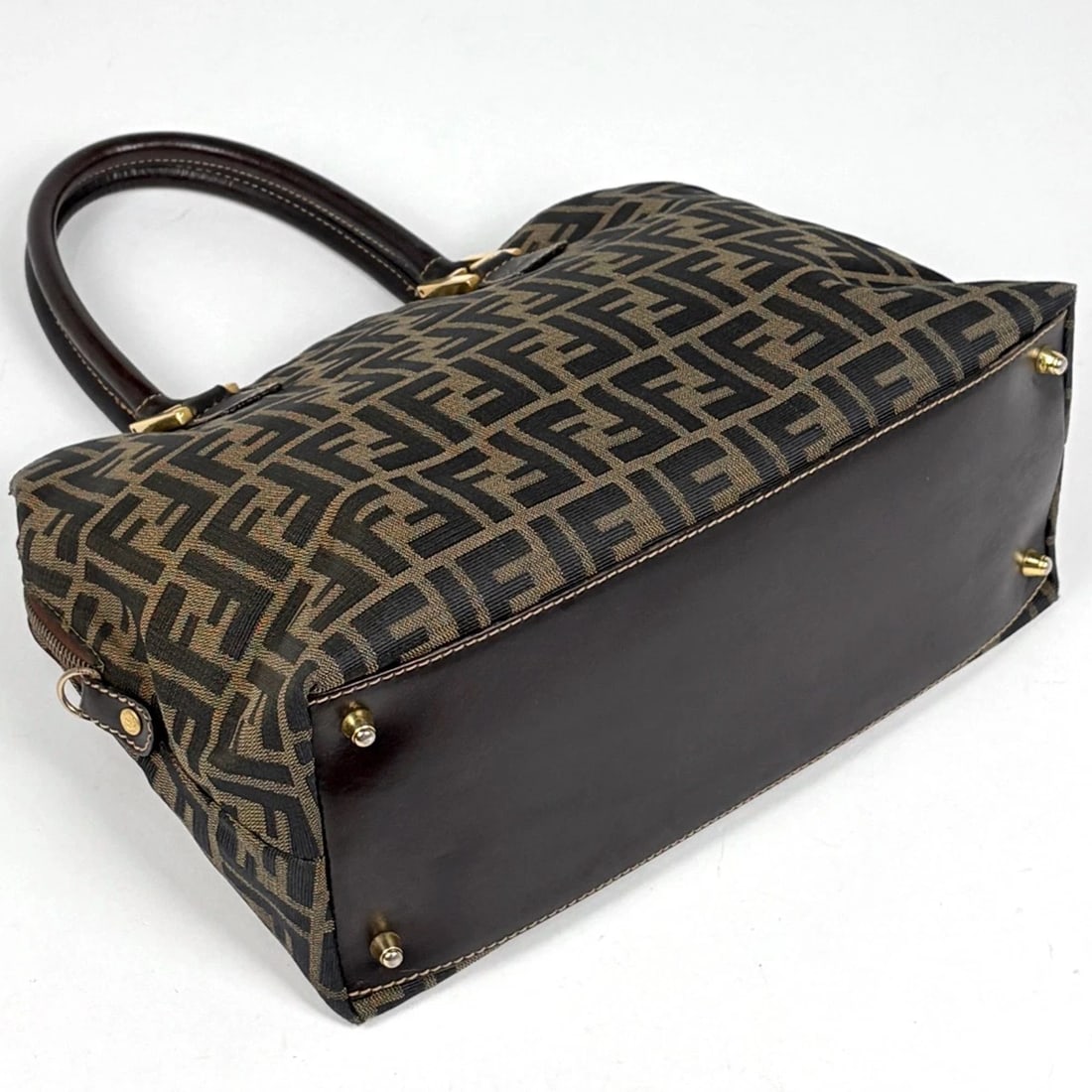 FENDI ZUCCA PATTERN HAND BAG - 2