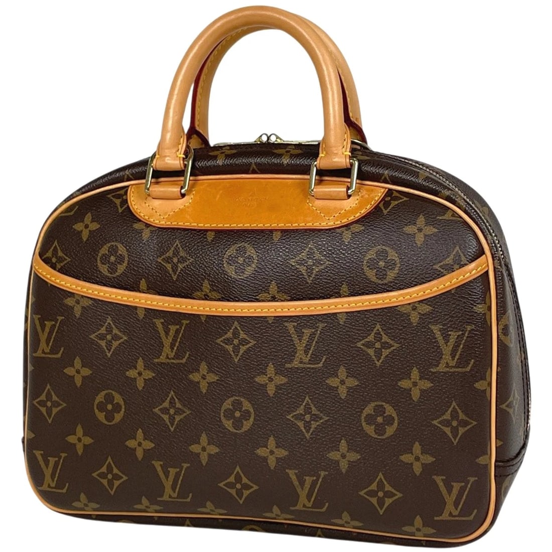 LOUIS VUITTON TRUEVILLE HAND BAG: Louis Vuitton Trueville Hand Bag Brand: Louis Vuitton Type/Style: Hand Bag Material: Monogram Color: Brown Size: Width 28cm(11inch) Height 21cm(8.3inch) Depth 10cm(3.9inch) Accessories: None <