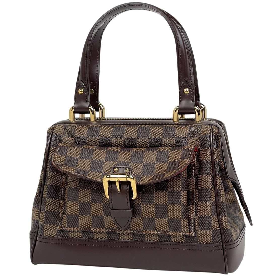 LOUIS VUITTON KNIGHTSBRIDGE HAND BAG: Louis Vuitton Knightsbridge Hand Bag Brand: Louis Vuitton Type/Style: Hand Bag Material: Damier Color: Brown Size: Width 25cm(9.8inch) Height 19cm(7.5inch) Depth 13cm(5.1inch) Accessories: None