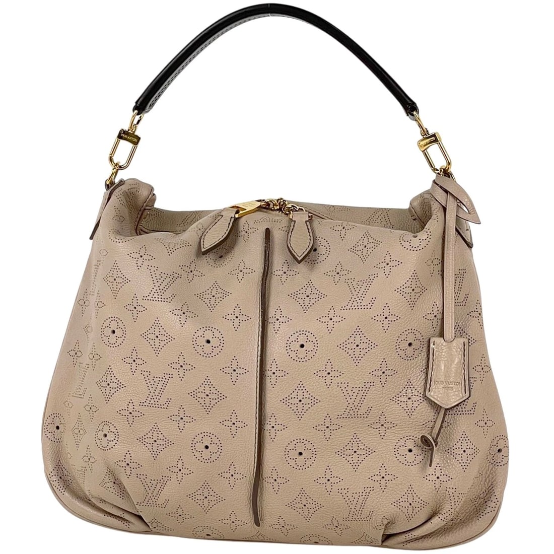 LOUIS VUITTON SERENE PM SHOULDER BAG: Louis Vuitton Serene PM Shoulder Bag Brand: Louis Vuitton Type/Style: Shoulder Bag Material: Monogram Mahina Color: Saber (Beige) Size: Width 36cm(14.2inch) Height 30cm(11.8inch) Depth 4.5cm(1.8inch)