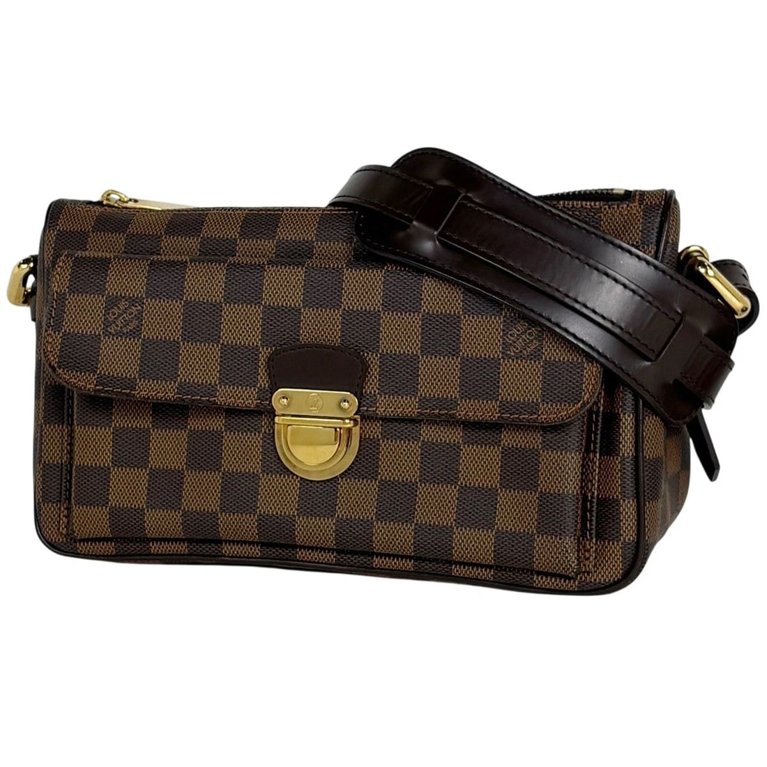 LOUIS VUITTON RAVELLO GM SHOULDER BAG: Louis Vuitton Ravello GM Shoulder Bag Brand: Louis Vuitton Type/Style: Shoulder Bag Material: Damier Color: Brown Size: Width 25cm(9.8inch) Height 15cm(5.9inch) Depth 8cm(3.1inch) Accessories: Non