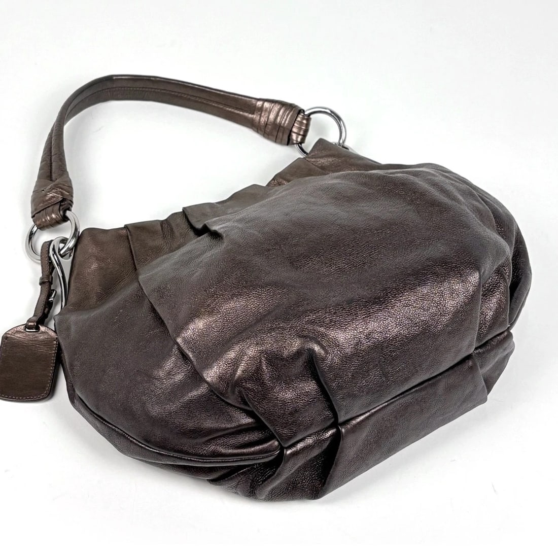 PRADA LOGO SHOULDER BAG - 2