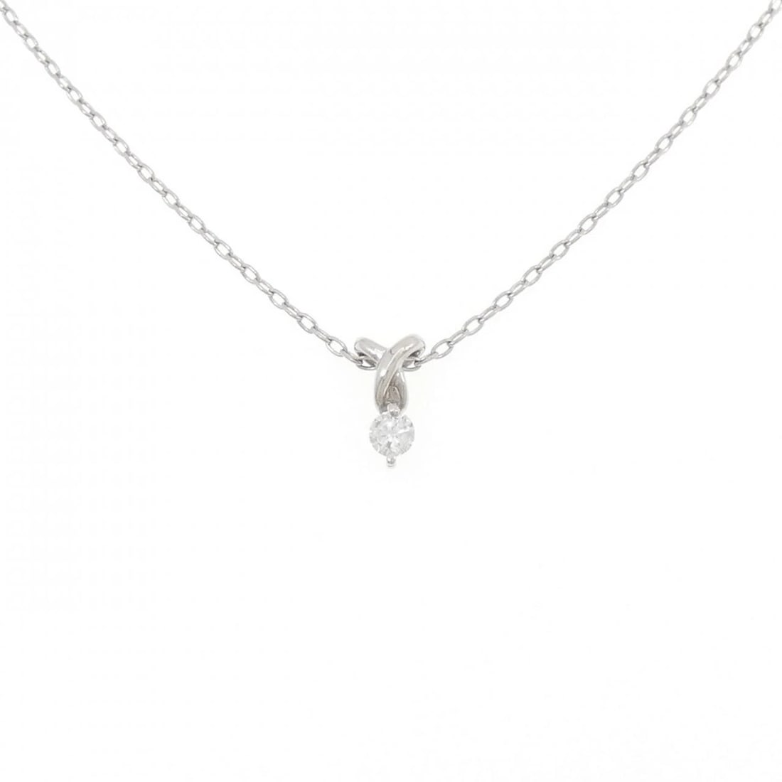PT900/PT850 DIAMOND NECKLACE: PT900/PT850 Diamond Necklace Brand: Unbranded Type/Style: Diamond Necklace Material: Platinum900/Platinum850, Main Stone Natural Color: PT Size: Length: 41cm Accessories: None Accessories Notice: